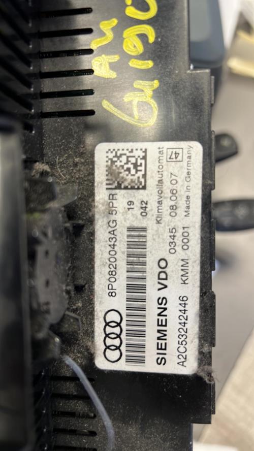 Commande chauffage AUDI A3 2 SPORTBACK PHASE 1 Diesel image 2