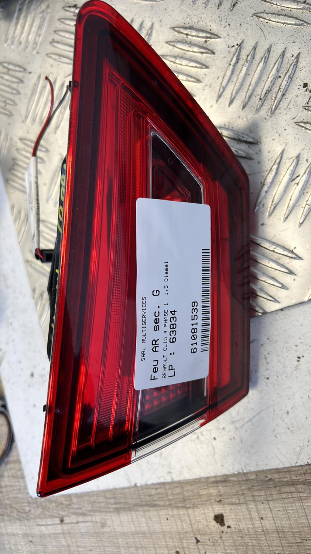 Feu arriere secondaire gauche (feux) RENAULT CLIO 4 PHASE 1 Diesel image 1