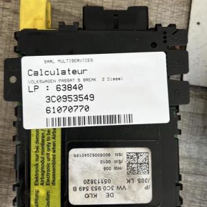 Calculateur VOLKSWAGEN PASSAT 5 BREAK Diesel image 1