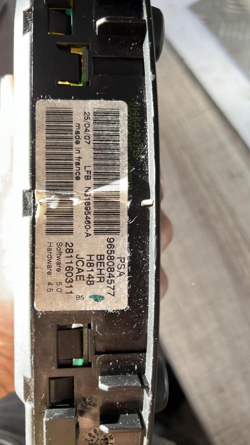 Commande chauffage CITROEN C4 1 PHASE 1 COUPE Diesel image 2