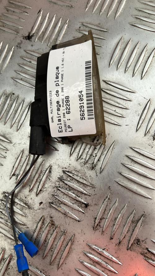 Eclairage de plaque PEUGEOT 208 1 PHASE 1 Diesel image 1