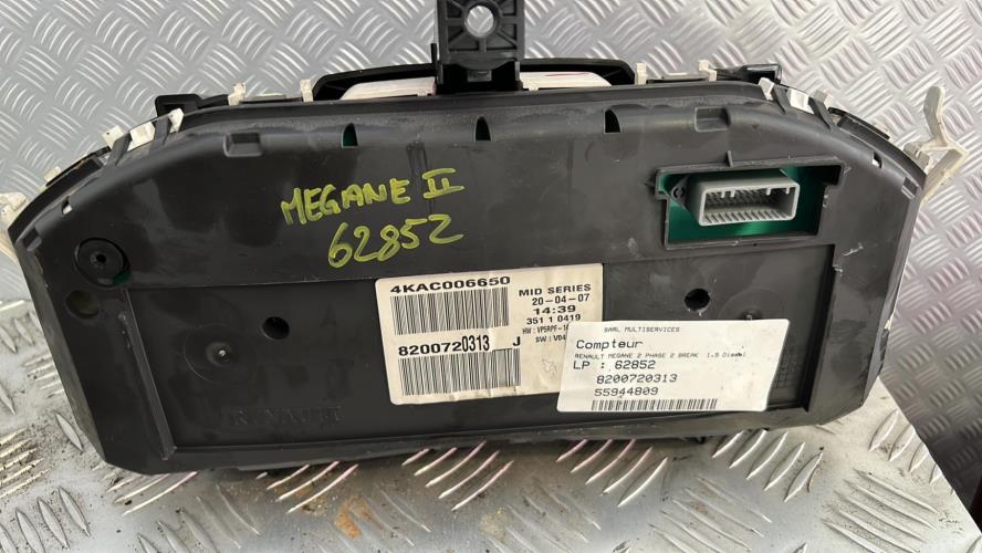 Compteur RENAULT MEGANE 2 PHASE 2 BREAK Diesel image 2
