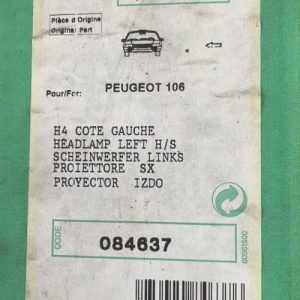 Optique avant principal gauche (feux)(phare) PEUGEOT 106 PHASE 1 Diesel image 1