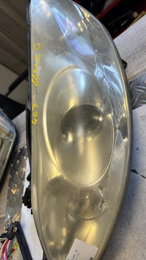 Optique avant principal gauche (feux)(phare) PEUGEOT 407 PHASE 1 BREAK Diesel image 2