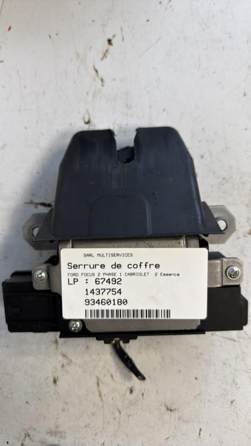 Serrure de coffre FORD FOCUS 2 PHASE 1 CABRIOLET Essence image 2