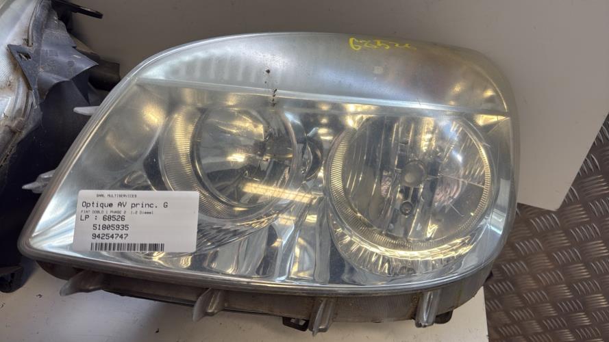 Optique avant principal gauche (feux)(phare) FIAT DOBLO 1 PHASE 2 Diesel image 3