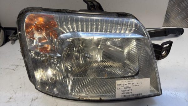 Optique avant principal droit (feux)(phare) FIAT PANDA 2 PHASE 1 Essence image 3