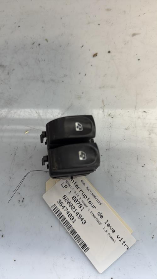 Interrupteur de leve vitre avant gauche RENAULT CLIO 3 PHASE 1 Diesel image 1