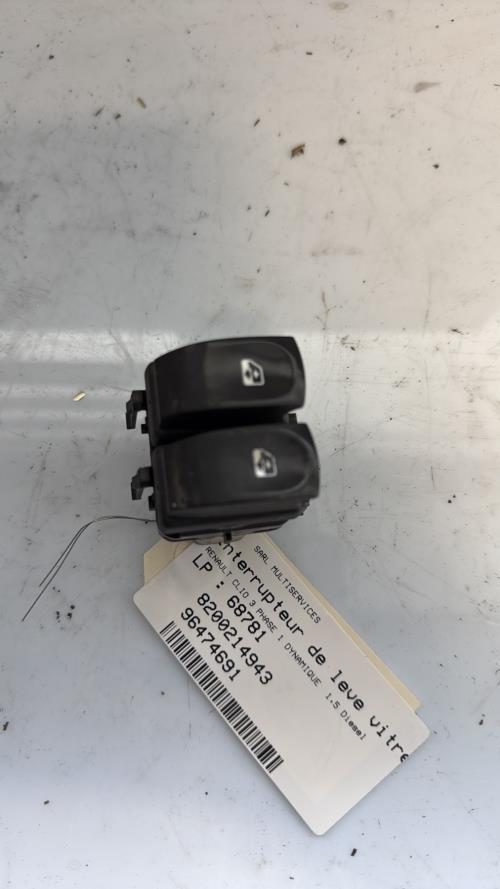 Interrupteur de leve vitre avant gauche RENAULT CLIO 3 PHASE 1 Diesel image 2