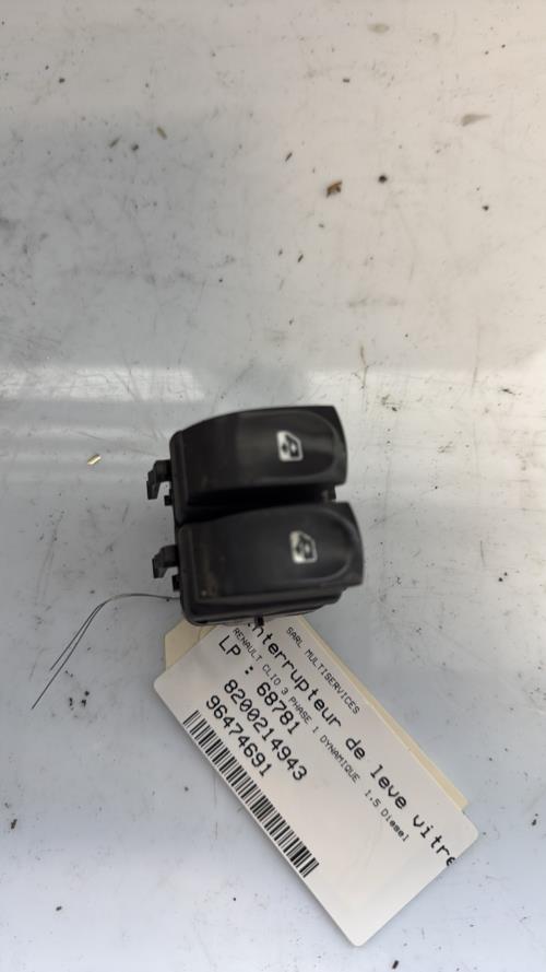 Interrupteur de leve vitre avant gauche RENAULT CLIO 3 PHASE 1 Diesel image 3