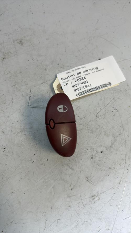 Bouton de warning PEUGEOT 206 PHASE 2 Essence image 1