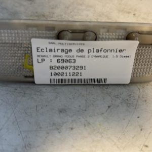 Eclairage de plafonnier RENAULT GRAND MODUS PHASE 2 Diesel image 1