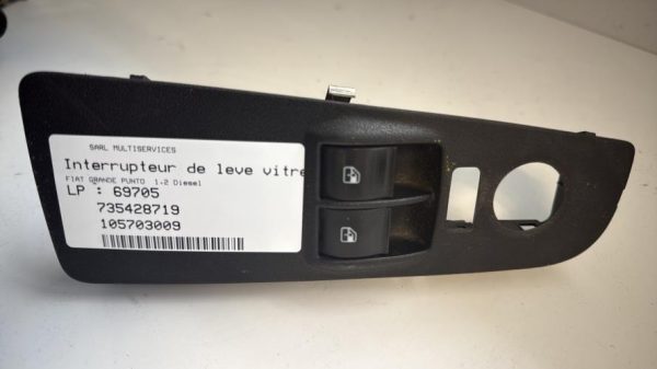 Interrupteur de leve vitre avant gauche FIAT GRANDE PUNTO Diesel image 2