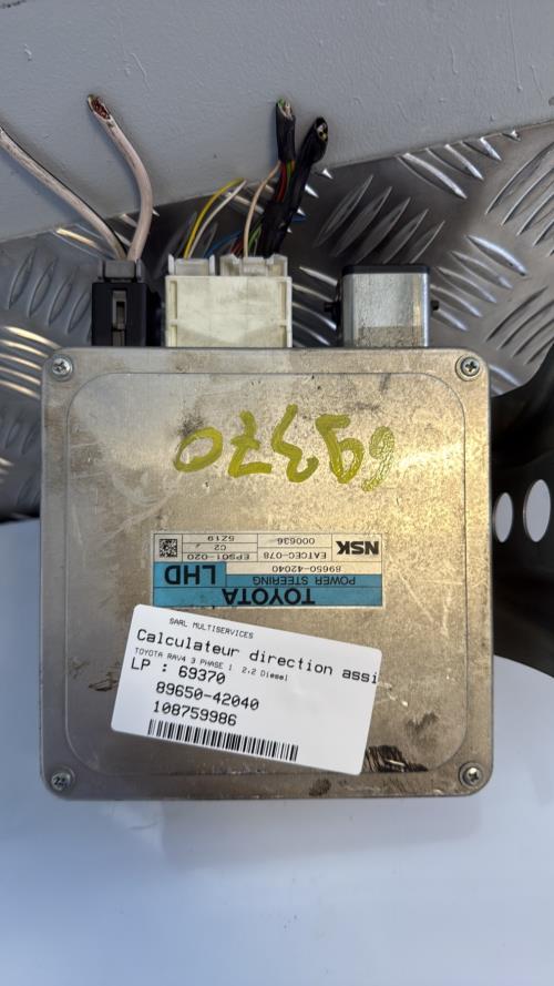 Calculateur direction assistee electrique TOYOTA RAV4 3 PHASE 1 Diesel image 3