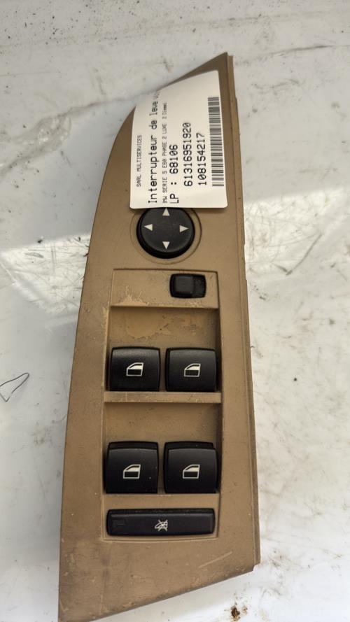 Interrupteur de leve vitre avant gauche BMW SERIE 5 E60 PHASE 2 Diesel - Image 1
