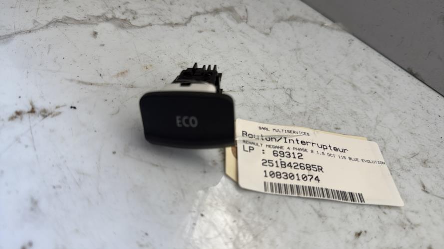 Bouton/Interrupteur RENAULT MEGANE 4 PHASE 2 Diesel/Hybride - Image 1