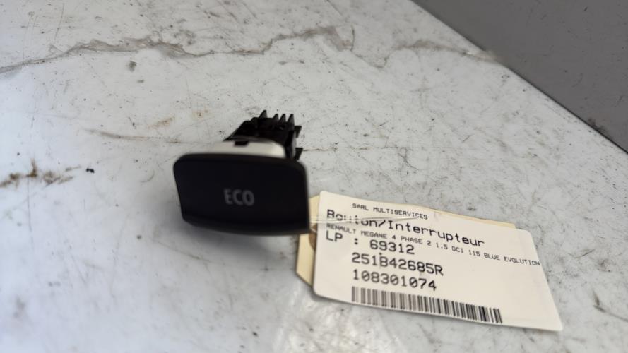 Bouton/Interrupteur RENAULT MEGANE 4 PHASE 2 Diesel/Hybride - Image 2