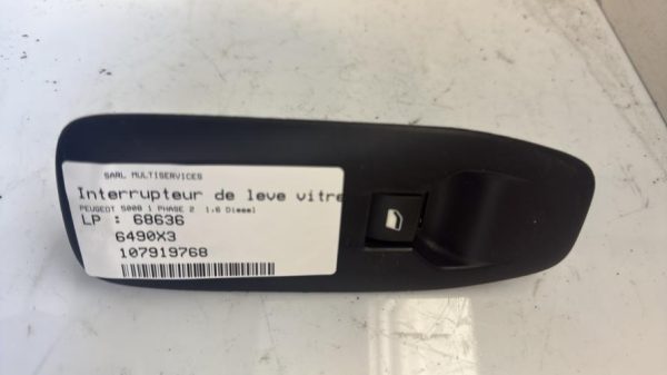 Interrupteur de leve vitre avant droit PEUGEOT 5008 1 PHASE 2 Diesel - Image 2