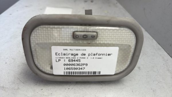 Eclairage de plafonnier CITROEN BERLINGO 2 PHASE 2 Diesel - Image 1