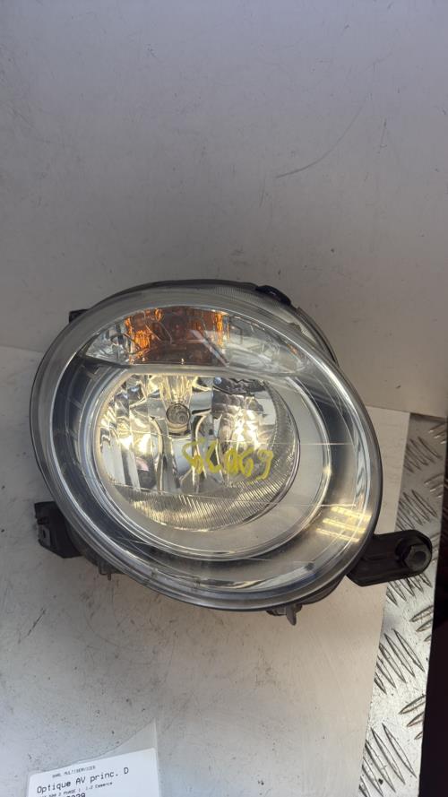 Optique avant principal droit (feux)(phare) FIAT 500 2 PHASE 1 Essence - Image 1