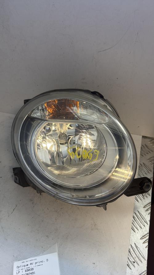 Optique avant principal droit (feux)(phare) FIAT 500 2 PHASE 1 Essence - Image 2
