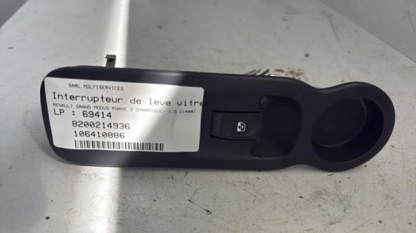 Interrupteur de leve vitre avant droit RENAULT GRAND MODUS PHASE 2 Diesel - Image 3