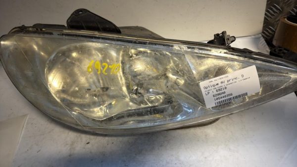 Optique avant principal droit (feux)(phare) PEUGEOT 206 PHASE 2 Essence - Image 1