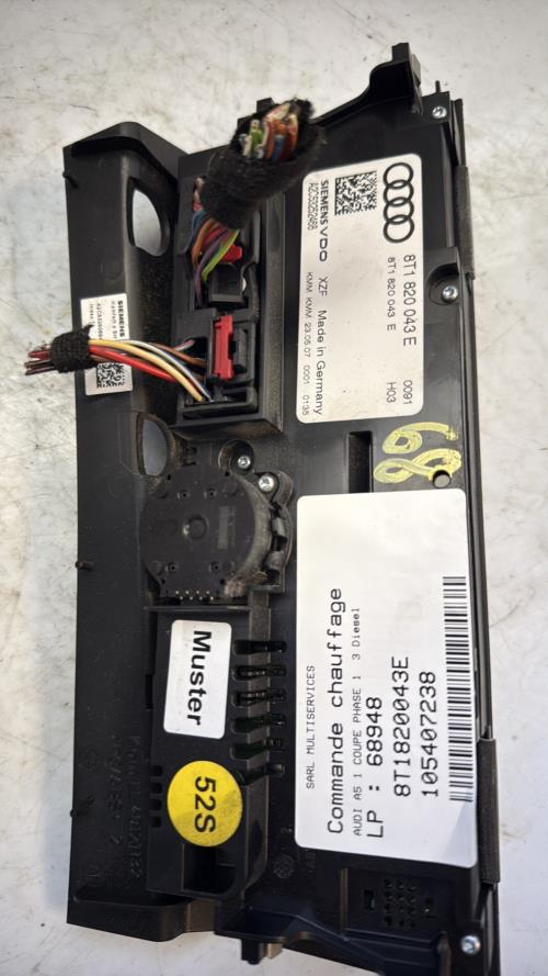 Commande chauffage AUDI A5 1 COUPE PHASE 1 Diesel - Image 3