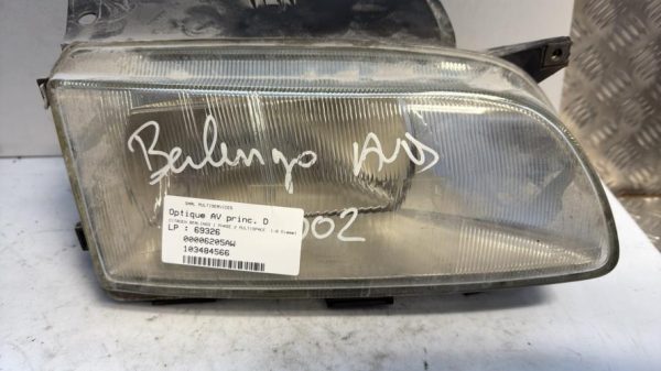 Optique avant principal droit (feux)(phare) CITROEN BERLINGO 1 PHASE 2 Diesel - Image 2