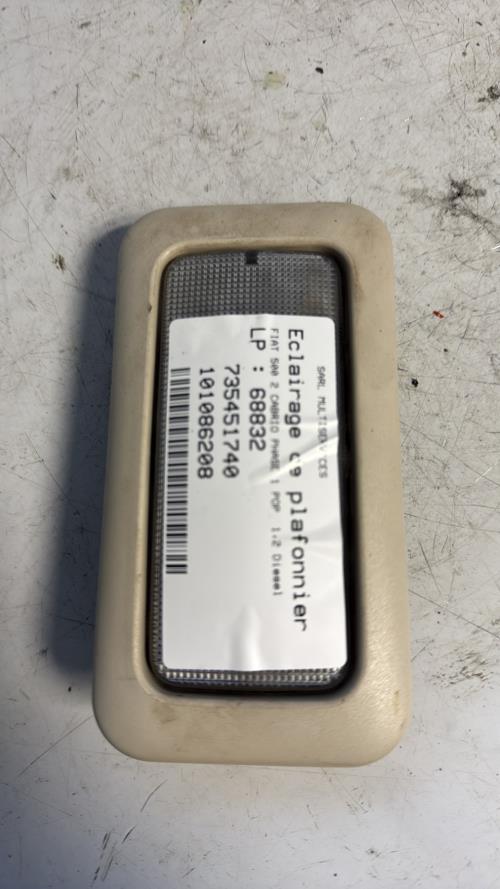 Eclairage de plafonnier FIAT 500 2 CABRIO PHASE 1 Diesel - Image 2