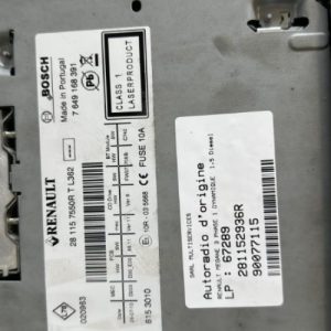 Autoradio d'origine RENAULT MEGANE 3 PHASE 1 Diesel - Image 3