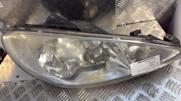 Optique avant principal droit (feux)(phare) PEUGEOT 206 PHASE 2 Diesel - Image 2