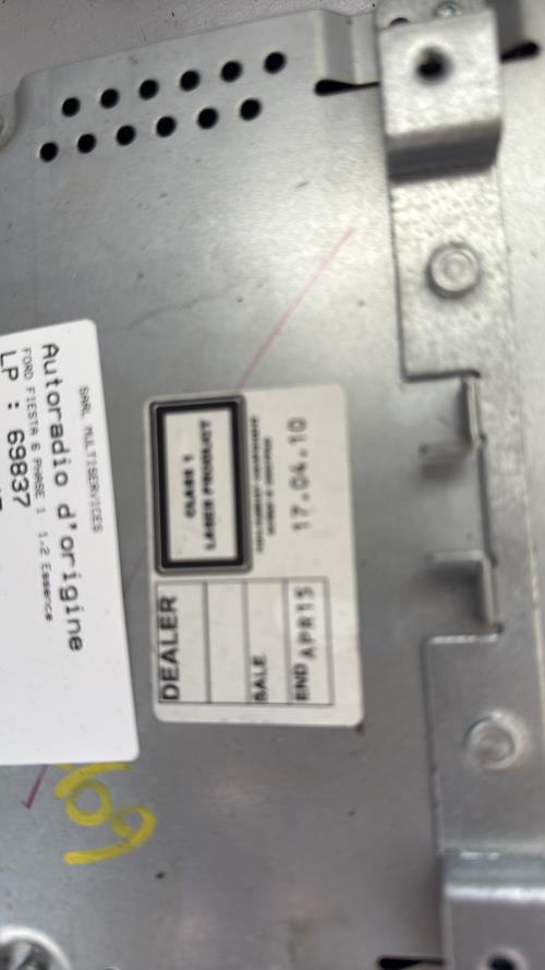 Autoradio d'origine FORD FIESTA 6 PHASE 1 Essence - Image 1