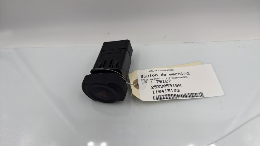 Bouton de warning DACIA SANDERO 1 Essence/GPL - Image 2