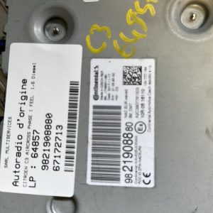 Autoradio d'origine CITROEN C3 AIRCROSS PHASE 1 Diesel - Image 1