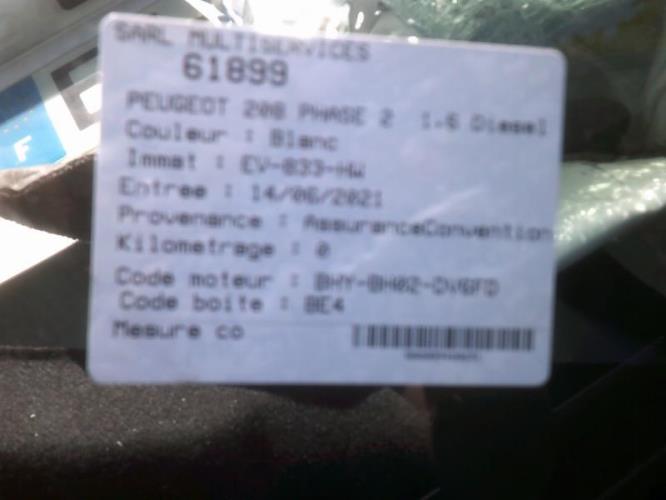 Commande chauffage PEUGEOT 208 1 PHASE 2 Diesel - Image 3