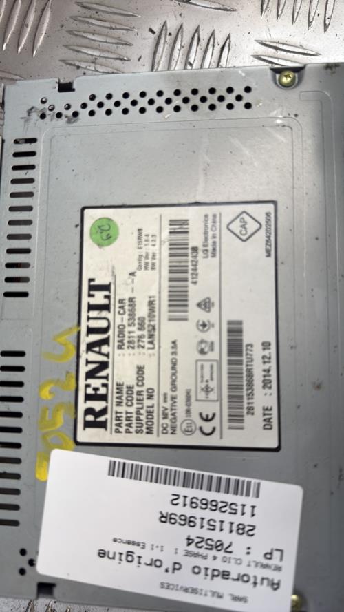 Autoradio d'origine RENAULT CLIO 4 PHASE 1 Essence - Image 3