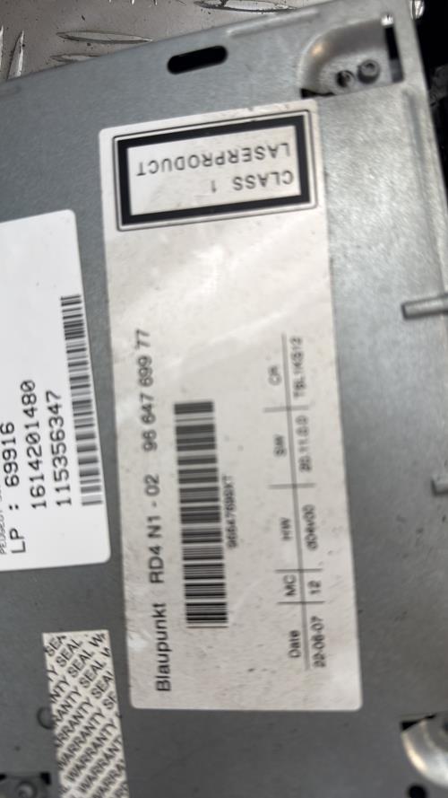 Autoradio d'origine PEUGEOT 307 PHASE 2 Diesel - Image 2