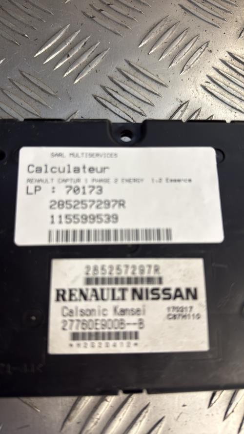 Calculateur RENAULT CAPTUR 1 PHASE 2 Essence - Image 2