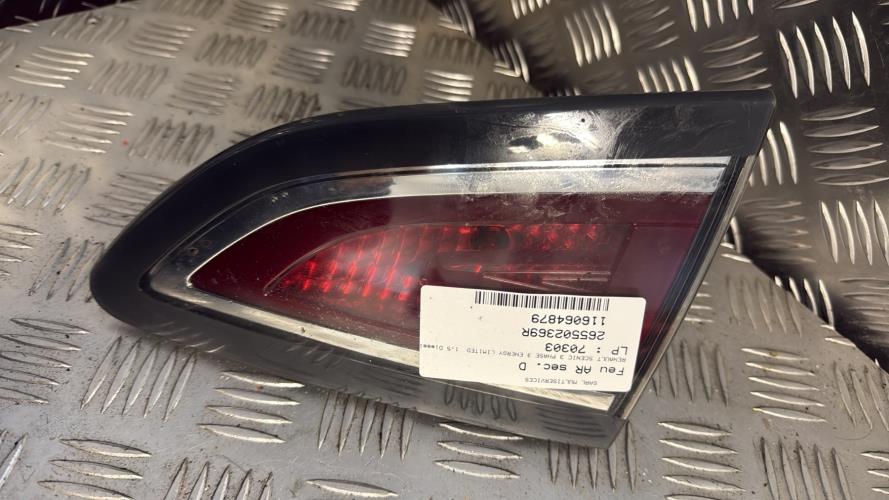 Feu arriere secondaire droit (feux) RENAULT SCENIC 3 PHASE 3 Diesel - Image 3