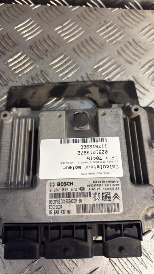 Calculateur moteur CITROEN BERLINGO 2 PHASE 1 Diesel - Image 2