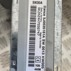 Autoradio d'origine SKODA FABIA 2 PHASE 1 Essence - Image 1