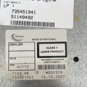 Autoradio d'origine FIAT BRAVO 2 - Image 1