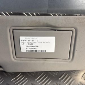 Pare soleil gauche RENAULT CAPTUR 1 PHASE 2 Essence - Image 1