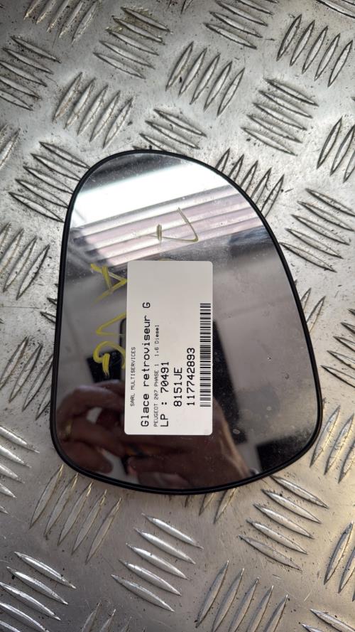 Glace retroviseur gauche PEUGEOT 207 PHASE 1 Diesel - Image 2