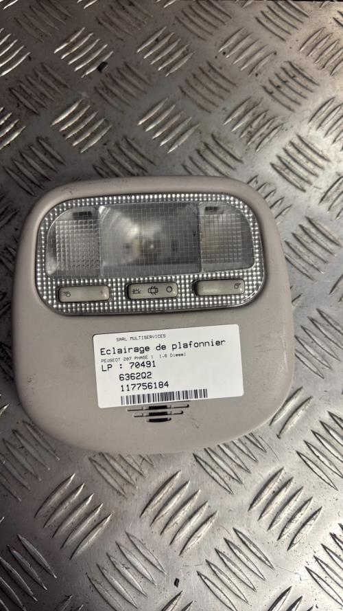 Eclairage de plafonnier PEUGEOT 207 PHASE 1 Diesel - Image 3