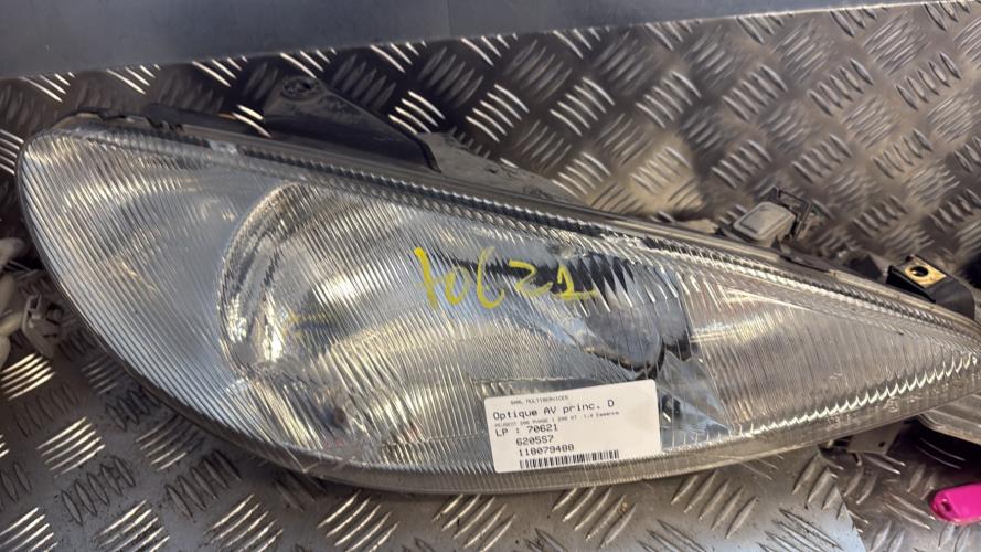Optique avant principal droit (feux)(phare) PEUGEOT 206 PHASE 1 Essence - Image 2