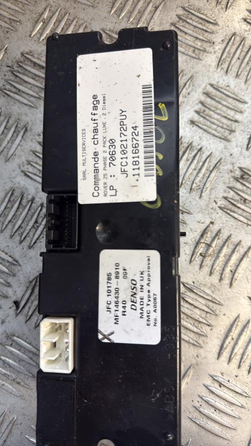 Commande chauffage ROVER 75 PHASE 2 Diesel - Image 3