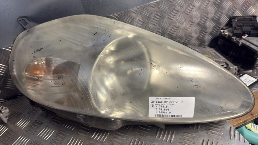 Optique avant principal droit (feux)(phare) FIAT GRANDE PUNTO Diesel - Image 1