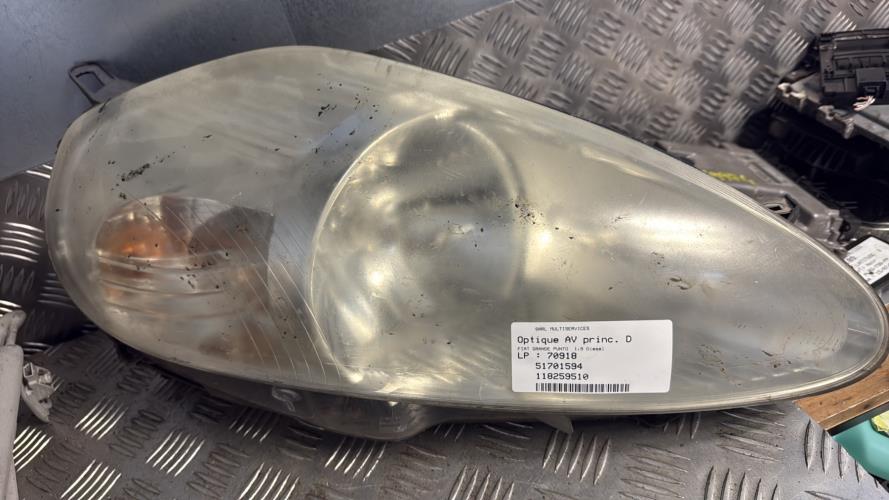 Optique avant principal droit (feux)(phare) FIAT GRANDE PUNTO Diesel - Image 2